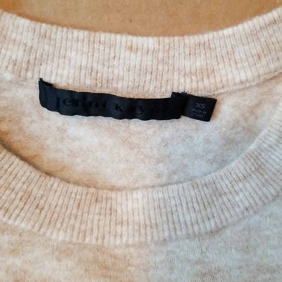 🎉HP🎉 Jenni Kayne Marina Pullover Sweater XS Oatmeal Tan Oversized EUC - Picture 10 of 13